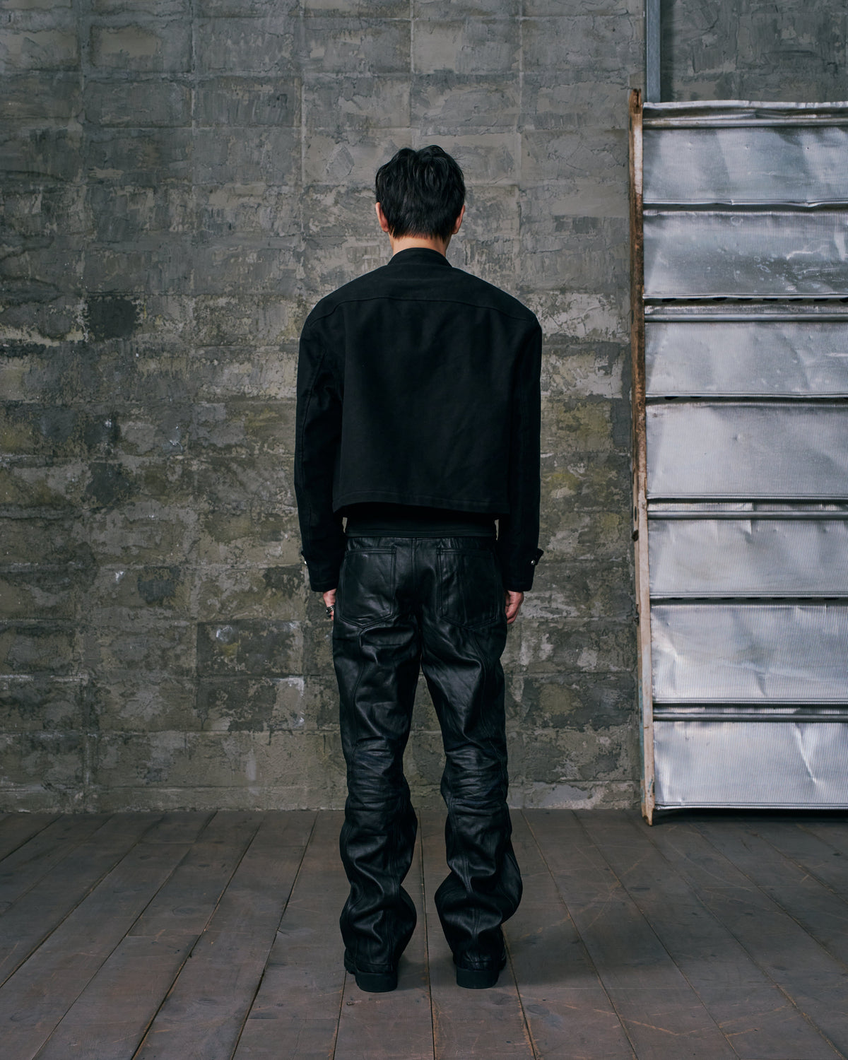 HEAVY MOLESKIN BIKER JACKET