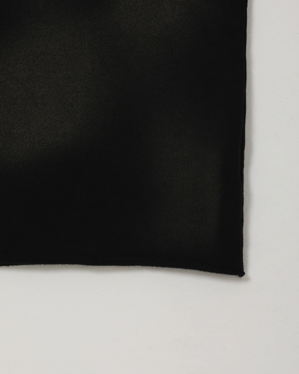 RAW EDGE SWEATSHIRT WASHED BLACK