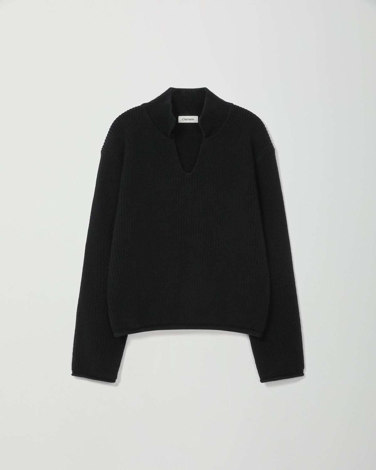 JOHNNY COLLAR CHUNKY SWEATER