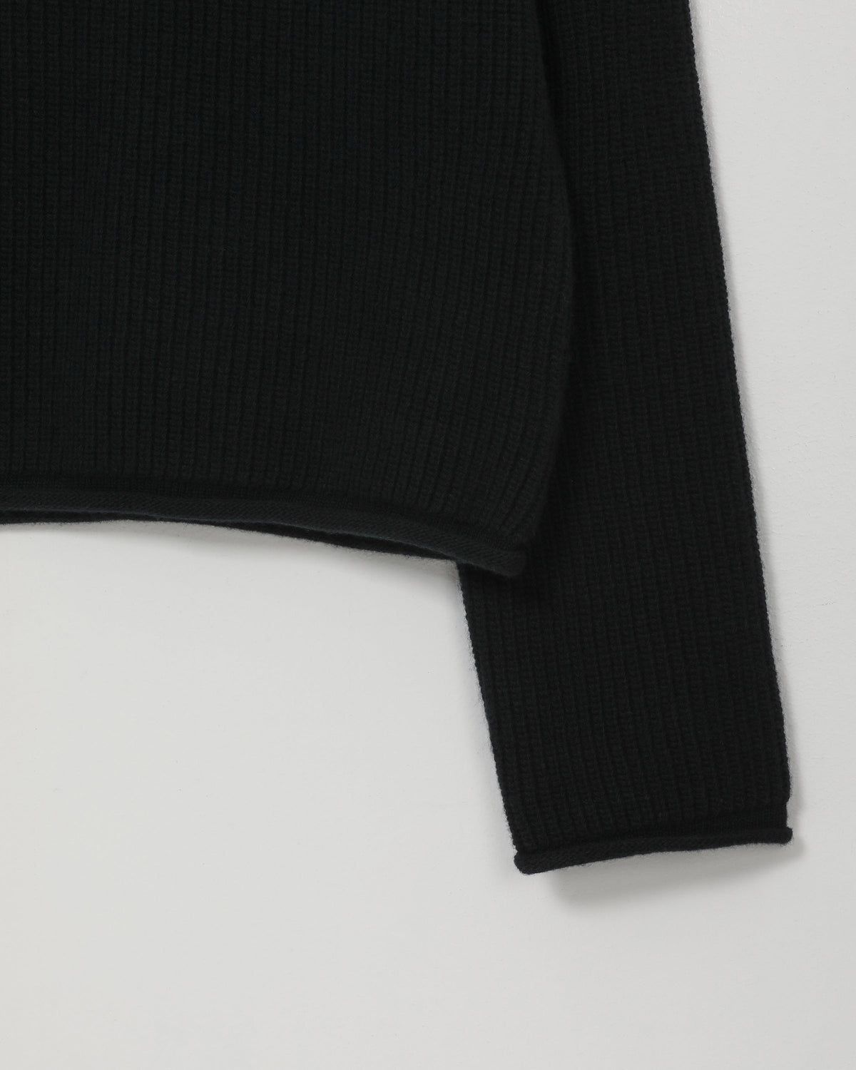 JOHNNY COLLAR CHUNKY SWEATER